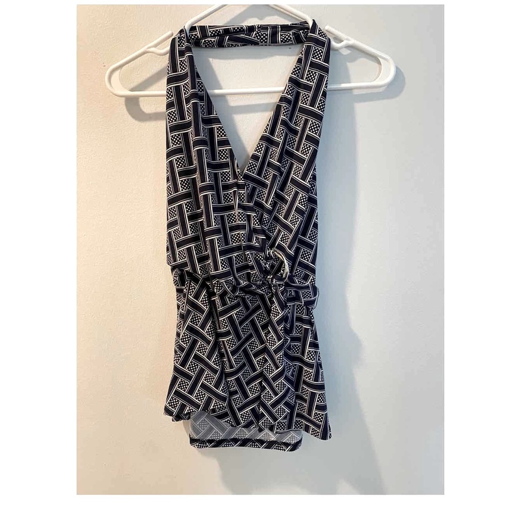 XS White House Black Market detailed halter top